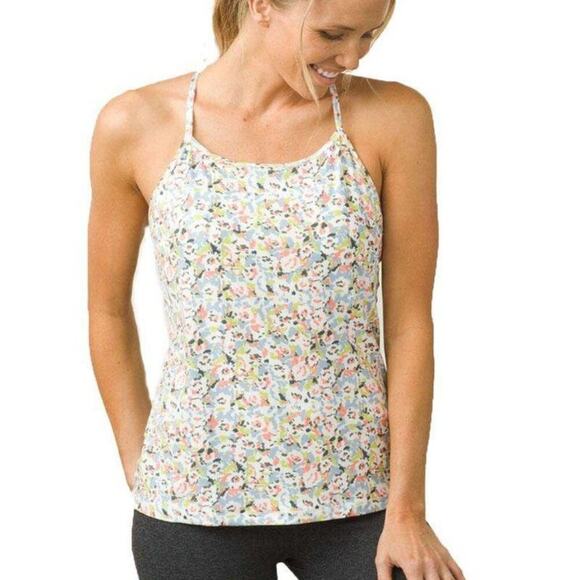 Prana Tops - Prana Women's Small Miracle Cami Tank Top in Multi Petal